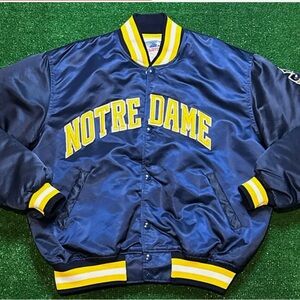 Notre Dame Blue Satin Jacket